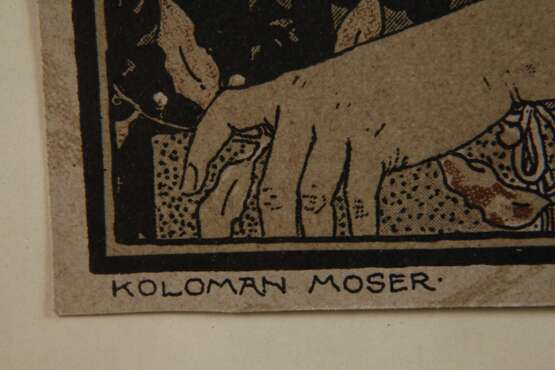 Koloman Moser, Lesendes Mädchen - фото 3