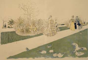 nach Éduard Vuillard, &quot;Jardin des Tuilleries&quot;