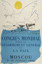 Pablo Picasso, Plakat &quot;Congrès Mondial...&quot;