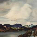 William Russell Flint, Bergige Landschaft mit See - photo 1