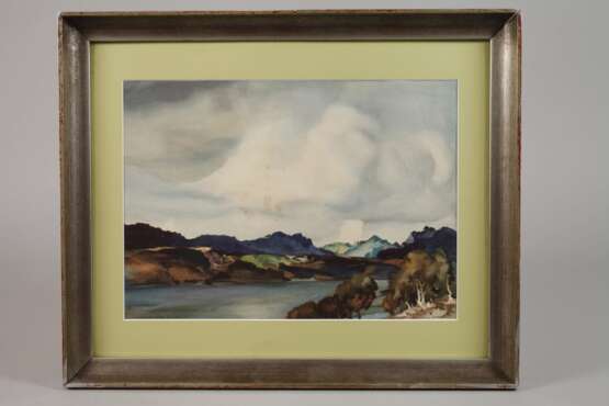 William Russell Flint, Bergige Landschaft mit See - photo 2