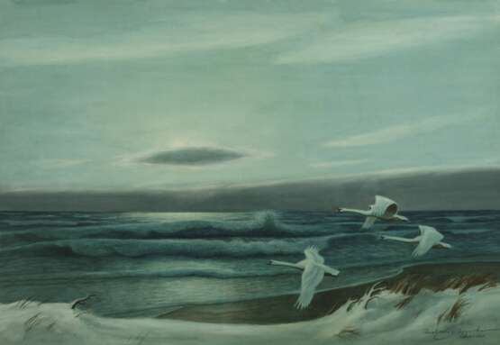 Karl Ewald Olszewsky, Winterabend am Meer - photo 1