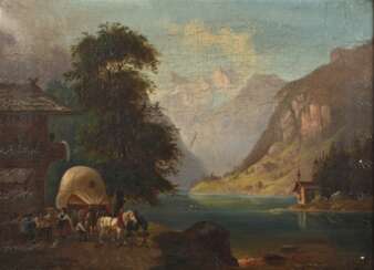 Franz Leuteritz, Alpenlandschaft