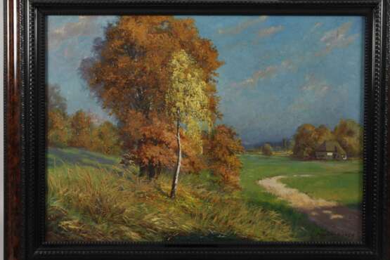 Walter Hartwig, attr., Sonniger Herbsttag bei Lunzenau - photo 2