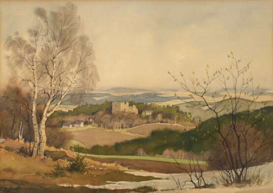 Siegfried Hauffe, „Vorfrühling am Burgstein“ - photo 1