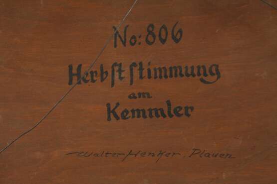 Walter Henker, Herbststimmung am Kemmler - photo 5