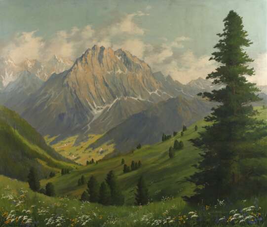 Minni Herzing, "Sommerlandschaft im Hochgebirge" - photo 1