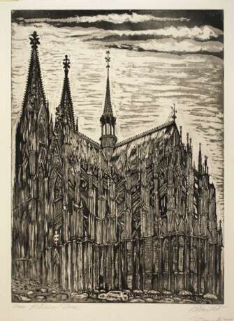 Hans Körnig, "Am Kölner Dom" - фото 1