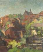 Overview. Paul Kretzschmar, Meißen-Blick auf Sankt Afra