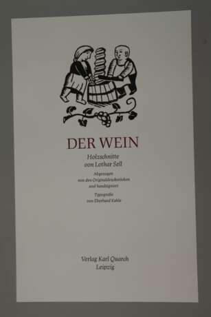 Lothar Sell, Mappenwerk "Der Wein" - Foto 2