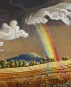 Overview. Werner Franz, &quot;Grumbach – Ortsausgang mit Regenbogen&quot;