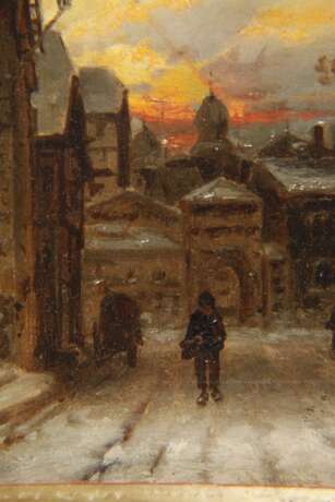 Johann Barthol. Duntze, Winterabend in der Stadt - photo 5