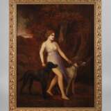 Anton Kaulbach, Nymphe mit Hunden - фото 1