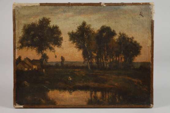 Théodore Rousseau, Abend am Weiher - Foto 2