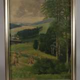 Eugen Hönig, Sommerlandschaft mit Strohpuppen - Foto 2