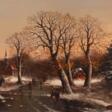 Helmut Kips, Winterlandschaft im Abendrot - Auktionspreise