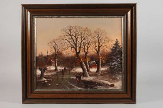 Helmut Kips, Winterlandschaft im Abendrot - Foto 2