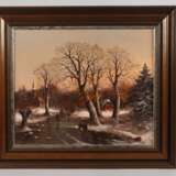 Helmut Kips, Winterlandschaft im Abendrot - Foto 2