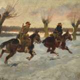 Jerzy Kossak, attr., Zwei Reiter in Winterlandschaft - photo 1