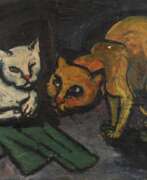 Catalogue des produits. Expressionist des frühen 20. Jh., Zwei Katzen 