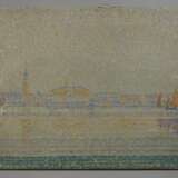 Pointilist um 1900, Ansicht von Venedig - photo 2