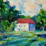 Provinces. Stretched canvas Oil Impressionism Landscape painting Ukraine 2020 - photo 2