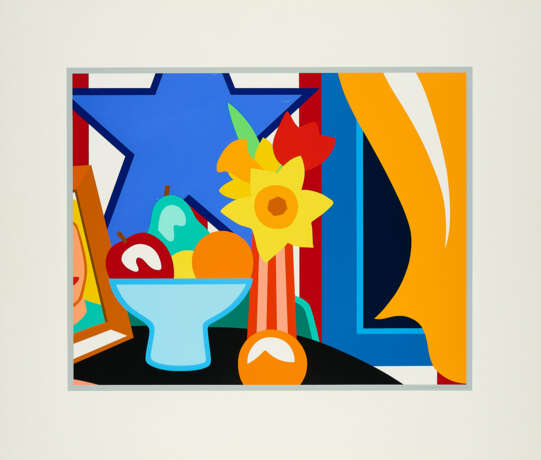 Tom Wesselmann. Still Life With Blowing Curtain (Yellow) - Foto 1