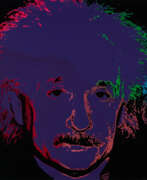 Sérigraphie. Steve Kaufman. Einstein (From: Hommage to Genius Series)