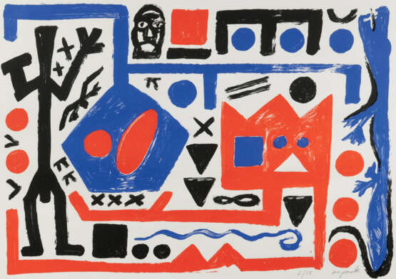 A.R. Penck. Ohne Titel - Foto 1