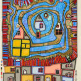 Friedensreich Hundertwasser. Wasserende am Dach - Foto 1