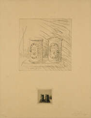 Jasper Johns. Ale Cans (From: 1st Etchings)