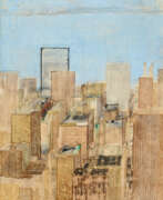 Gouache. Gottfried Salzmann. Manhattan