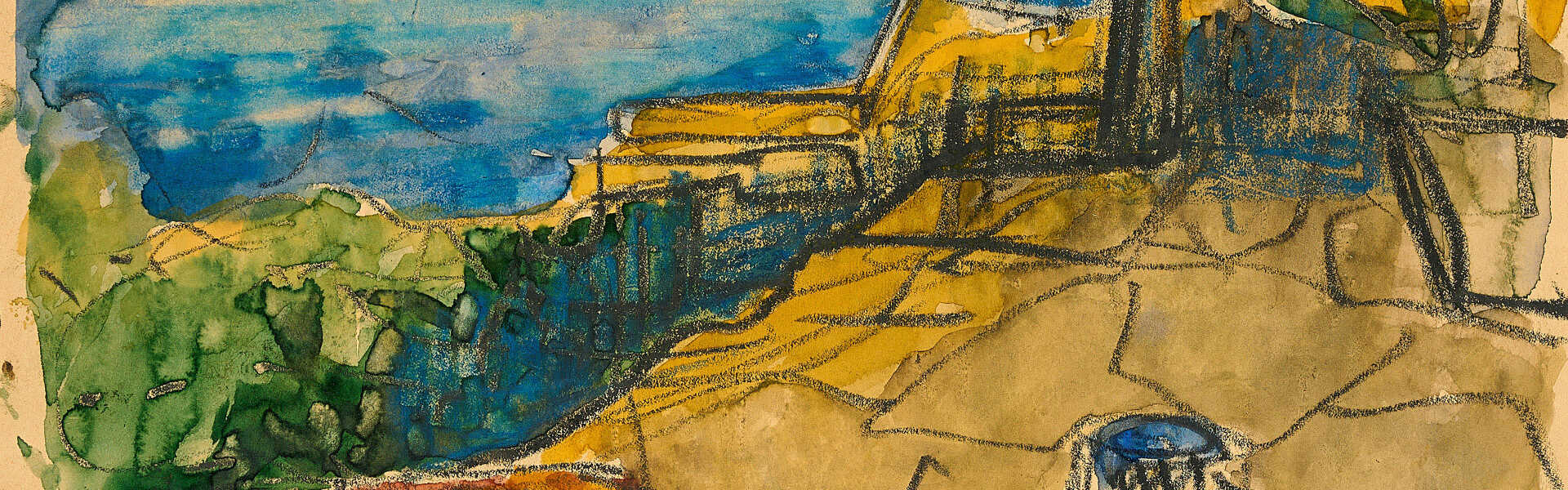 Markus Lüpertz. Ohne Titel (Ausblick auf das Meer)