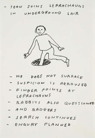 David Shrigley. Mixed Lot of 3 Drawings - фото 2