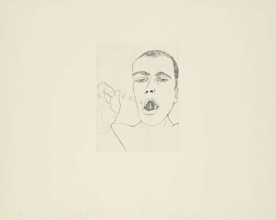 Francesco Clemente. Ohne Titel - Foto 1