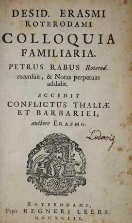 Erasmus Roterodamus, D. - Foto 1