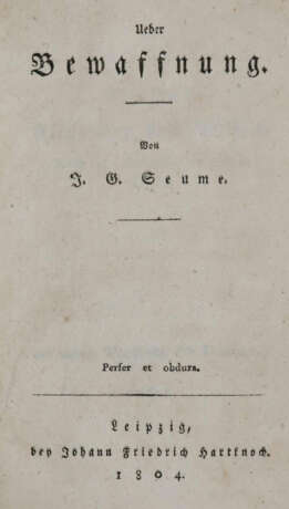 Seume, J. G. - photo 1