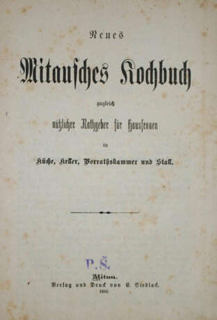 Neues Mitausches Kochbuch - Foto 1