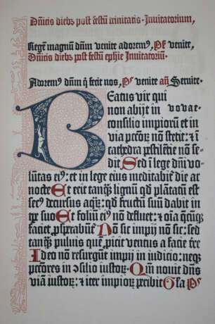 Mainzer Psalter von 1457. - photo 1