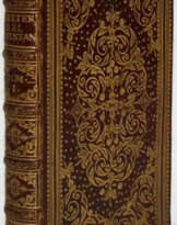 Rotbrauner Maroquineinband