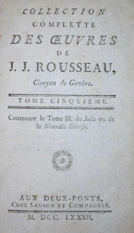 Rousseau, J. J. - Foto 1