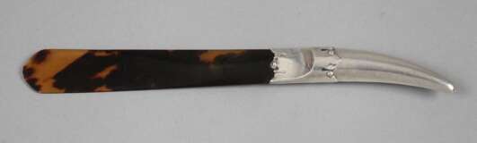Papiermesser Schildpatt mit Silbergriff - Foto 3