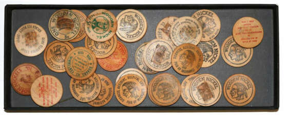 Sammlung Wooden Nickel, - photo 2