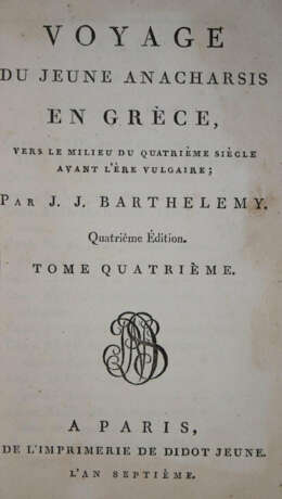 (Barthelemy, J. J. ). - Foto 1