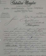 Автографы и письма. Sägewerk Zimber.