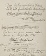 Autographen und Briefe. Gästebuch