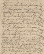 Автографы и письма. Goethe, Ottilie von,