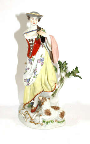 Meissen Schäferin, - photo 1