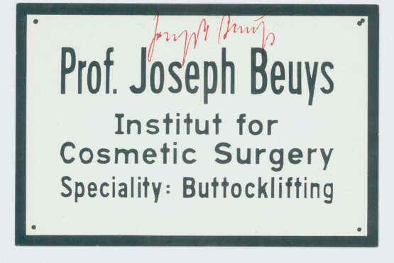 Beuys, Joseph - photo 1