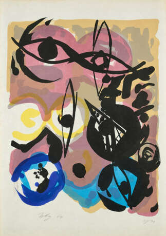 Ernst Wilhelm Nay. Farblitho 1964 - 3 - фото 1